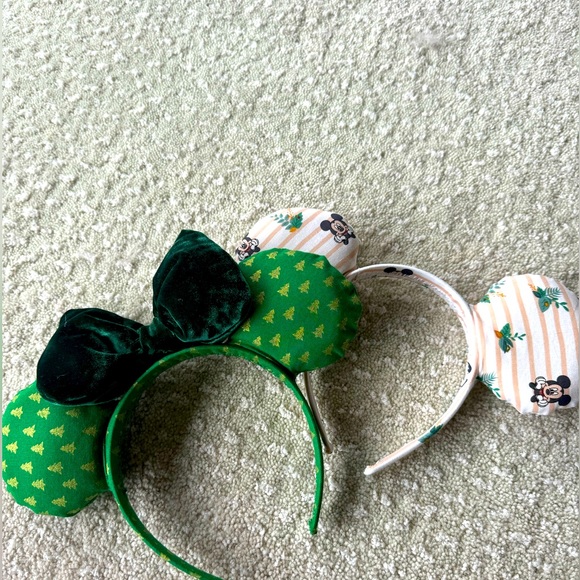 Set of TWO handmade Minnie ears Disney headbands - Picture 1 of 7